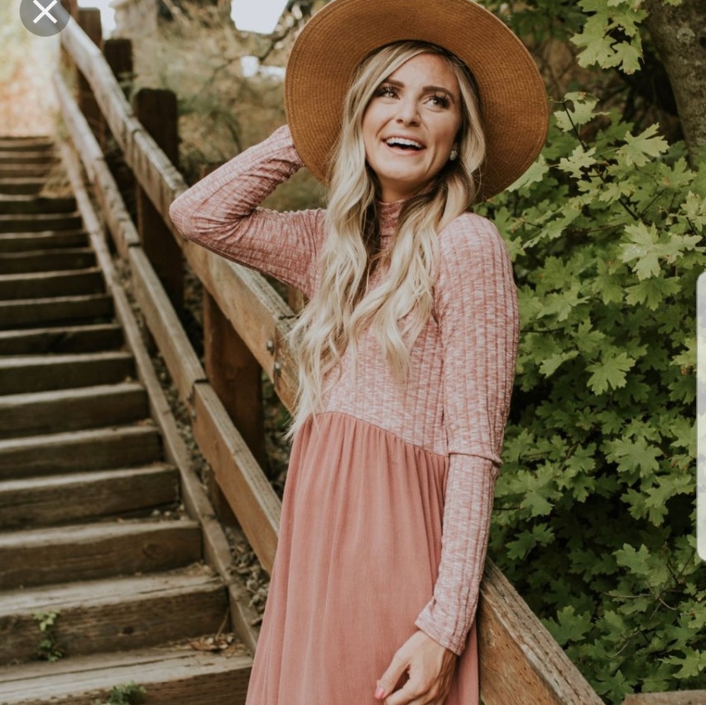 Roolee scottsdale two-tone midi dress